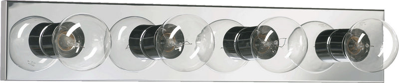 Quorum 5016-4-14 Four Light Vanity Light, Chrome