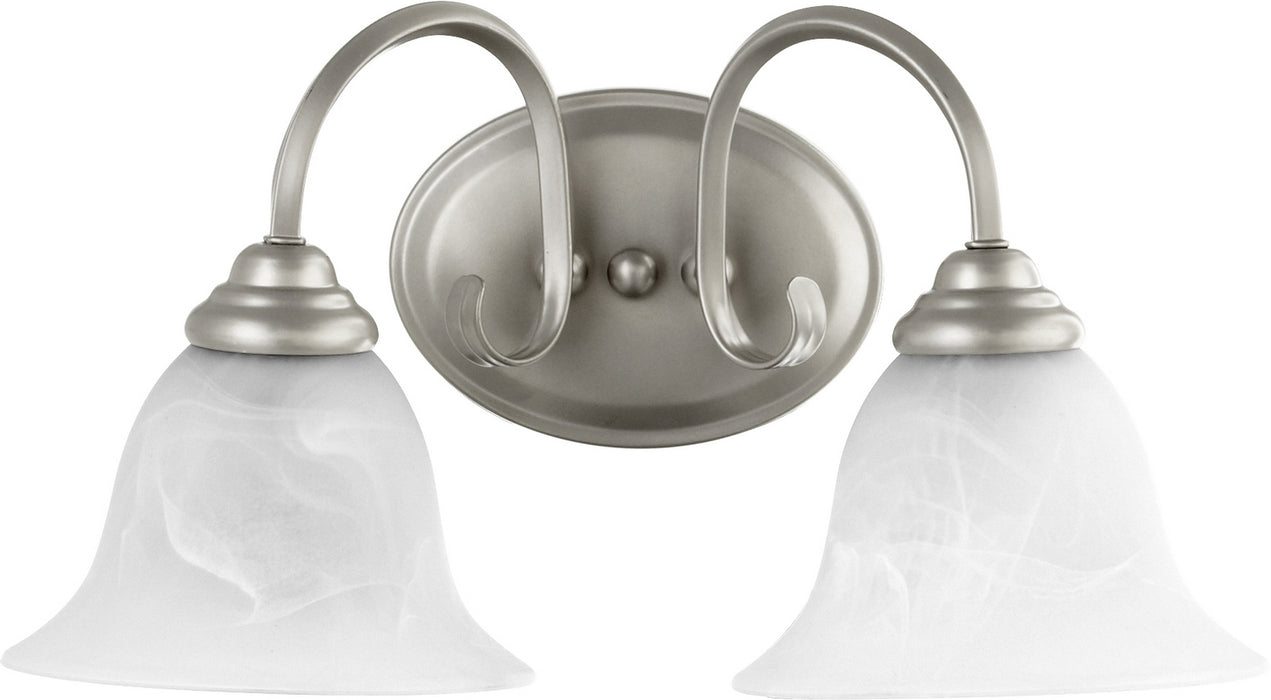 Quorum 5110-2-64 Two Light Vanity, Classic Nickel