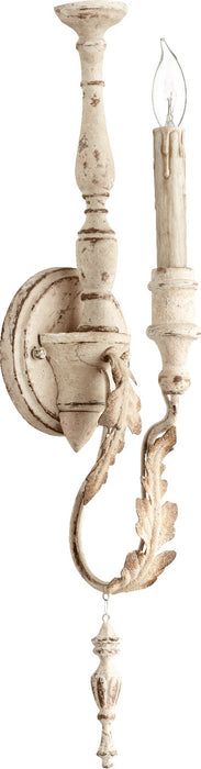 Quorum 5406-1-70 One Light Wall Mount, Persian White
