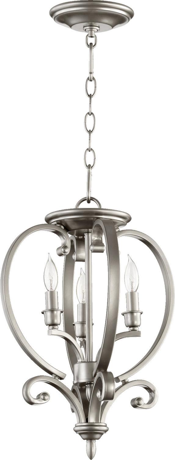 Quorum 6754-3-64 Three Light Dual Mount, Classic Nickel