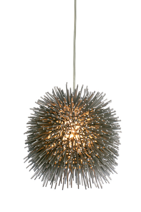 Varaluz 169M01SCH One Light Mini Pendant, Painted Chrome