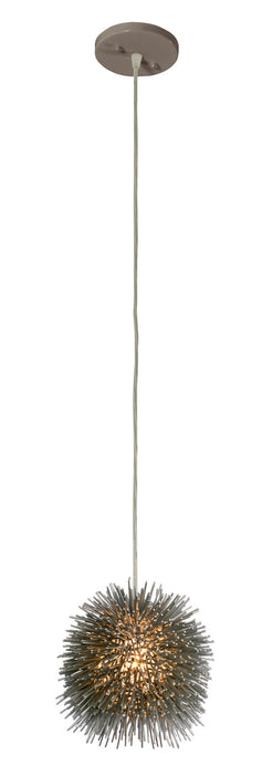 Varaluz 169M01SCH One Light Mini Pendant, Painted Chrome