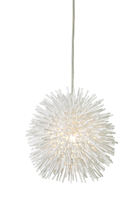 Varaluz 169M01SWH One Light Mini Pendant, White