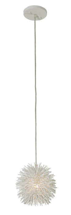 Varaluz 169M01SWH One Light Mini Pendant, White