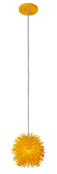 Varaluz 169M01SYE One Light Mini Pendant, Un-Mellow Yellow