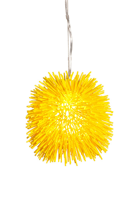 Varaluz 169M01YE One Light Mini Pendant, Un-Mellow Yellow