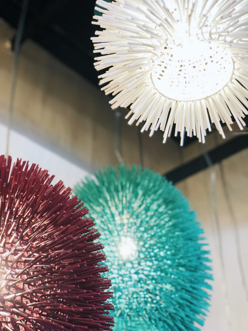 Varaluz 169P01AQ One Light Pendant, Aqua Velvet