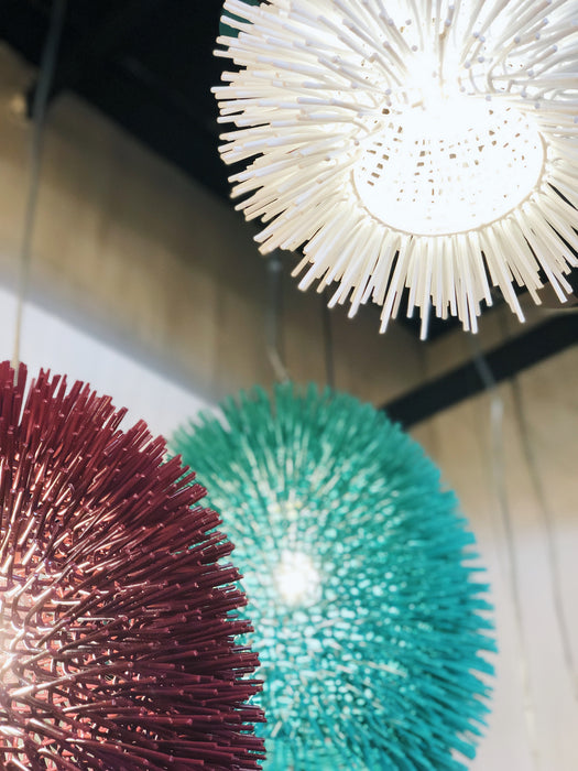 Varaluz 169P01AQ One Light Pendant, Aqua Velvet