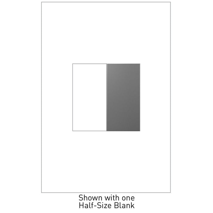 Legrand AABK1M4 Blank, Half-Size, Magnesium