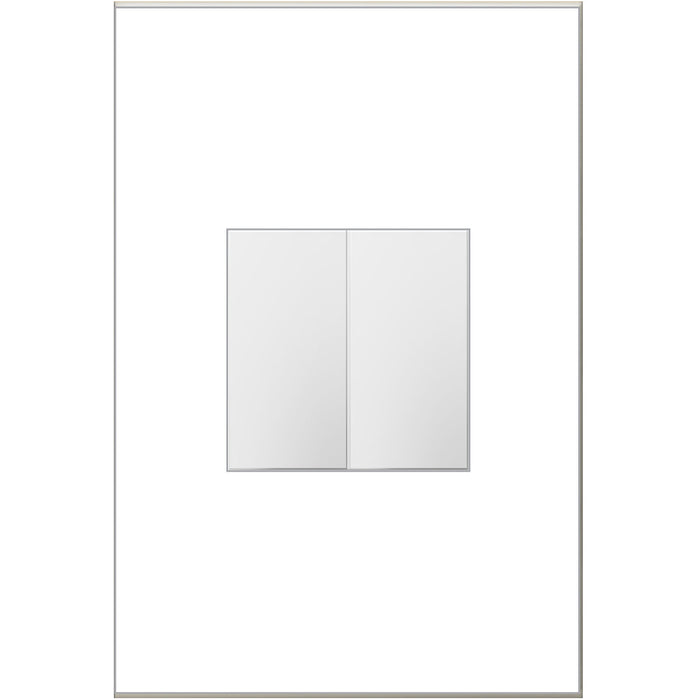 Legrand AABK1W4 Blank, Half-Size, White