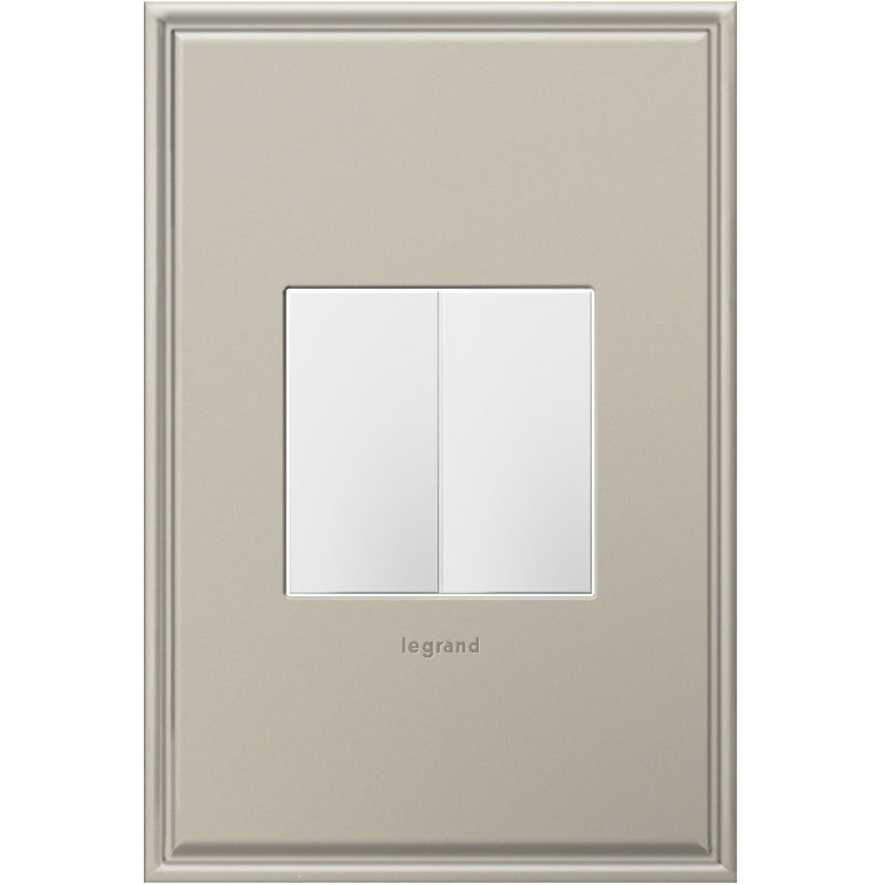 Legrand AABK1W4 Blank, Half-Size, White
