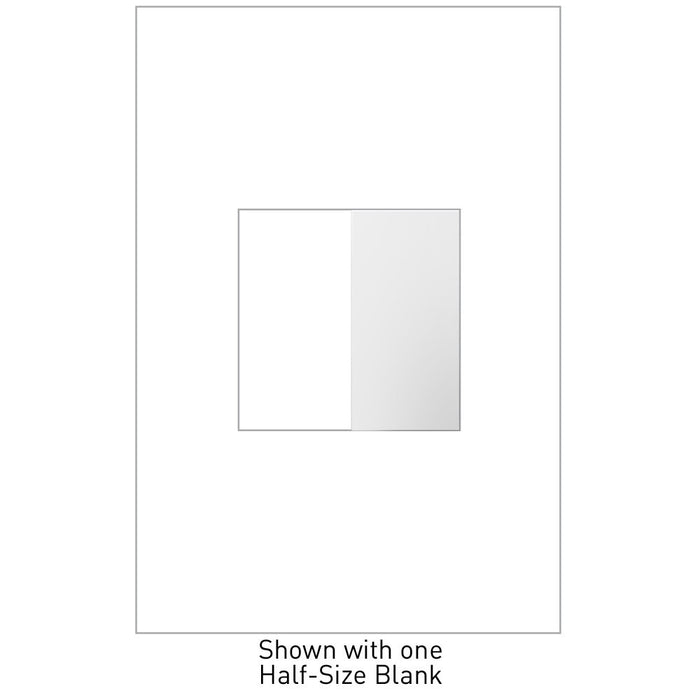Legrand AABK1W4 Blank, Half-Size, White