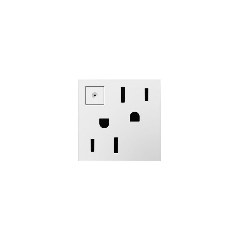 Legrand ARPS152W4 Energy-Saving On/Off Outlet, White