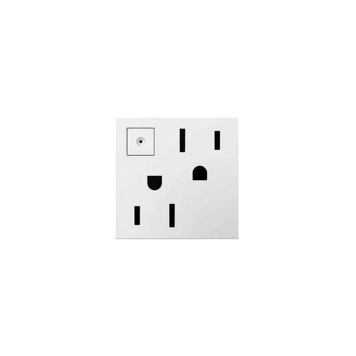 Legrand ARPS152W4 Energy-Saving On/Off Outlet, White