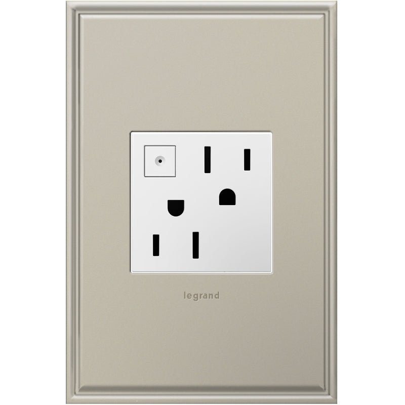 Legrand ARPS152W4 Energy-Saving On/Off Outlet, White