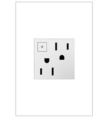 Legrand ARPS152W4 Energy-Saving On/Off Outlet, White