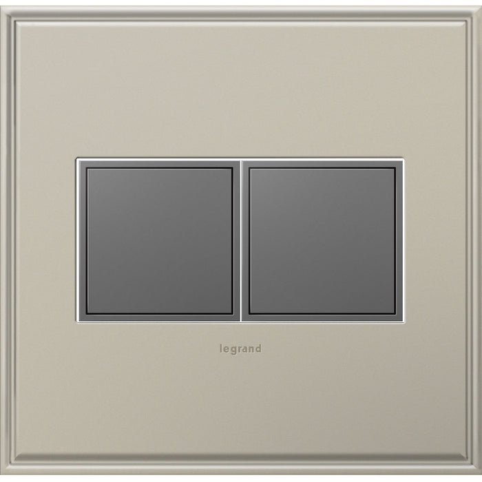 Legrand ARPTR152GM2 One-Gang Pop-Out Outlet, Magnesium