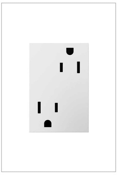 Legrand ARTR153W4 Tamper-Resistant Outlet, Plus Size, White