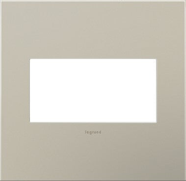 Legrand AWC2GSN4 Wall Plate, Nickel