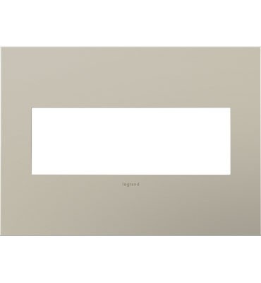 Legrand AWC3GSN4 Wall Plate, Nickel