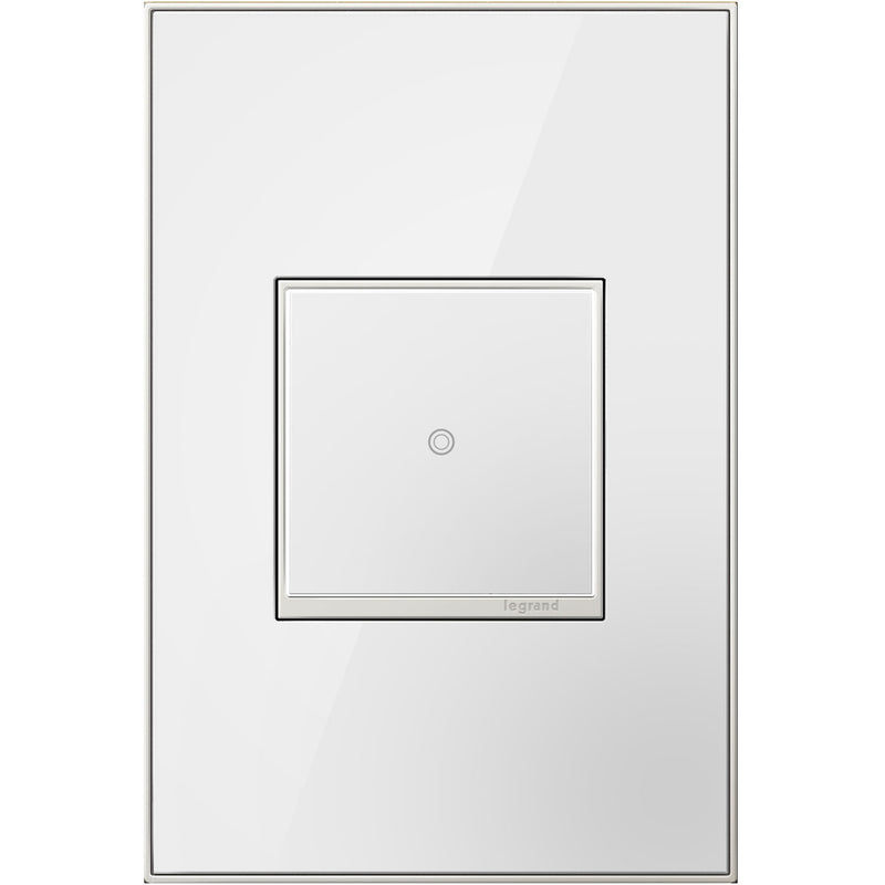 Legrand AWM1G2MW4 Gang Wall Plate, White