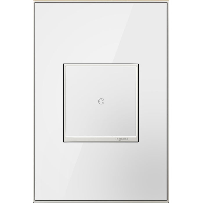 Legrand AWM1G2MW4 Gang Wall Plate, White