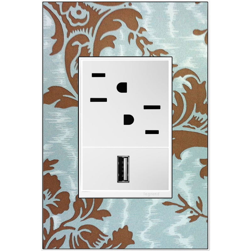 Legrand AWM1G3W4 Gang Wall Plate, Custom