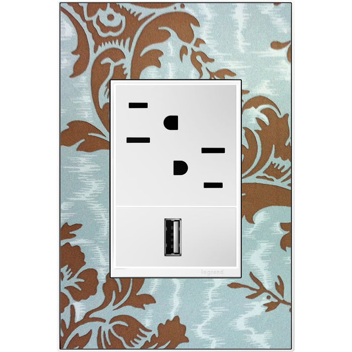 Legrand AWM1G3W4 Gang Wall Plate, Custom
