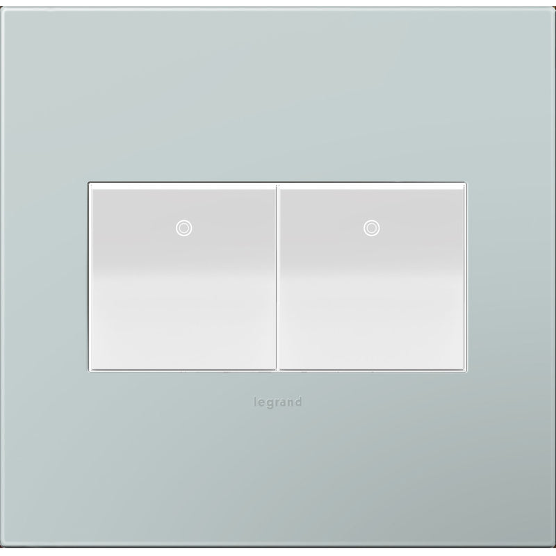 Legrand AWP2GBL4 Gang Wall Plate, Blue