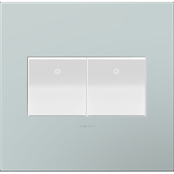 Legrand AWP2GBL4 Gang Wall Plate, Blue