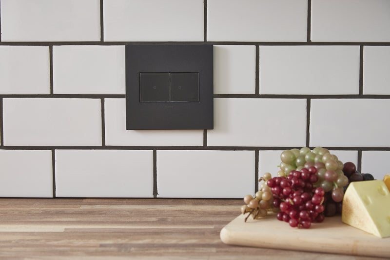 Legrand AWP2GGR4 Gang Wall Plate, Graphite