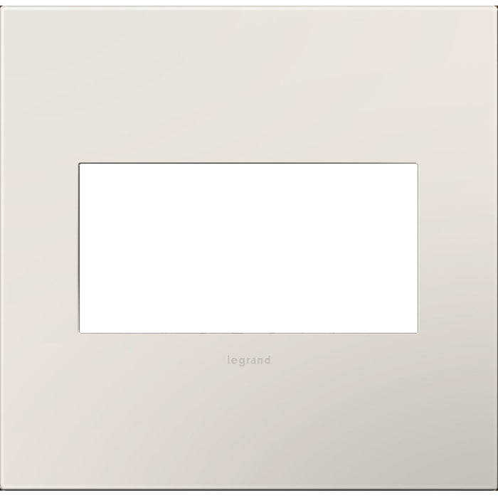 Legrand AWP2GLA4 Gang Wall Plate, Satin Light Almond
