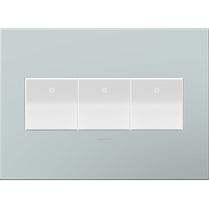 Legrand AWP3GBL4 Gang Wall Plate, Blue