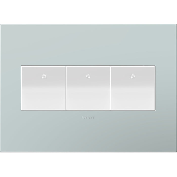 Legrand AWP3GBL4 Gang Wall Plate, Blue