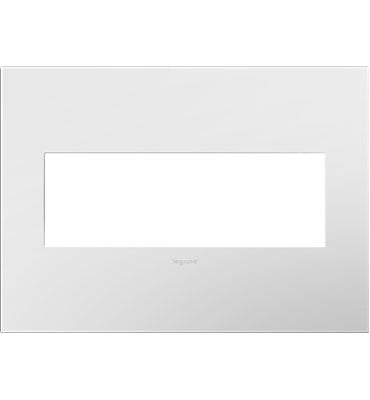 Legrand AWP3GWH4 Gang Wall Plate, White
