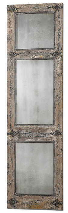 Uttermost 13835 Mirror, Blue w/Aged Ivory