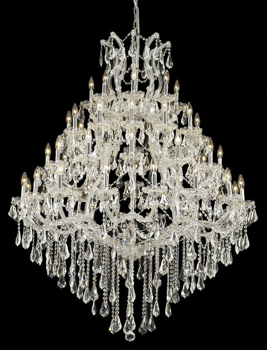 Elegant Lighting 2801G46C/RC 49 Light Chandelier, Chrome