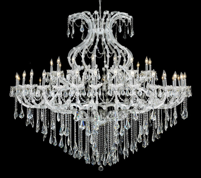 Elegant Lighting 2801G72C/RC 49 Light Chandelier, Chrome