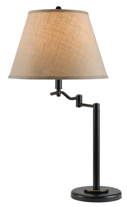 Cal Lighting BO-2350TB-DB One Light Table Lamp, Dark Bronze