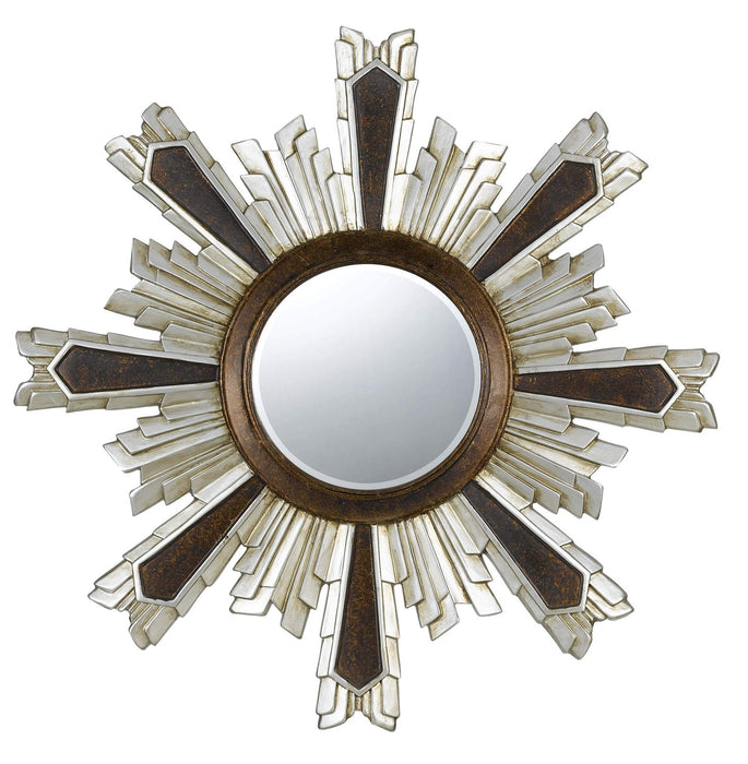 Cal Lighting WA-2168MIR Mirror, Dark Bronze/Silver
