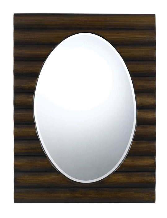 Cal Lighting WA-2172MIR Mirror, Teak