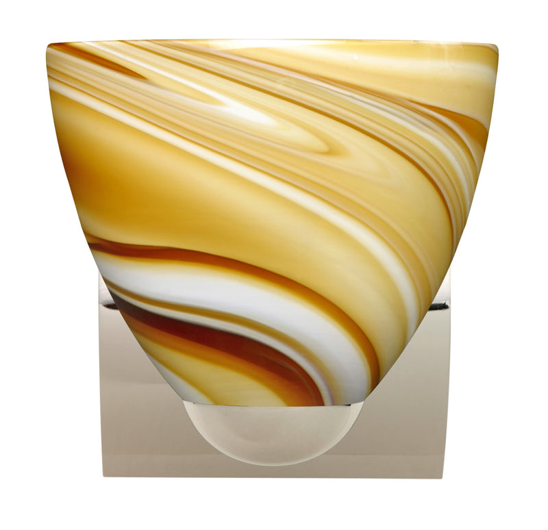Besa 1WZ-7572HN-LED-CR One Light Wall Sconce, Chrome