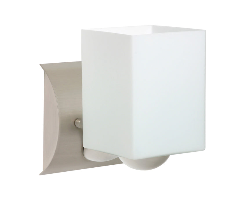 Besa 1WZ-449807-LED-SN One Light Wall Sconce, Satin Nickel