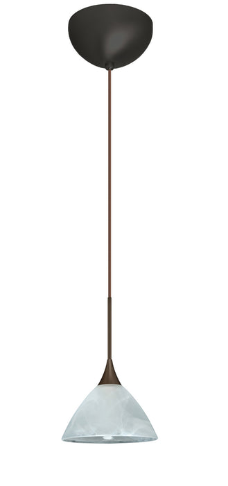Besa 1XC-174352-LED-BR One Light Pendant, Bronze