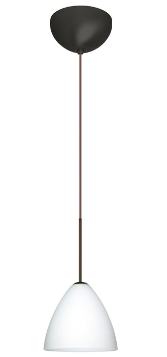 Besa 1XC-177907-LED-BR One Light Pendant, Bronze