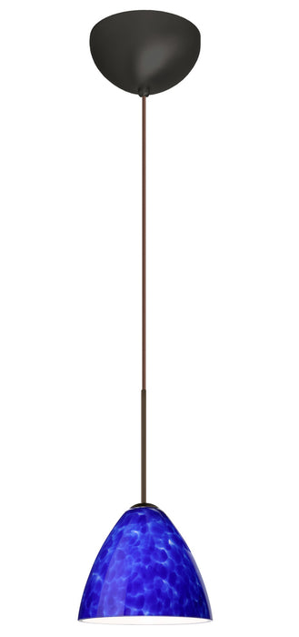 Besa 1XC-177986-LED-BR One Light Pendant, Bronze