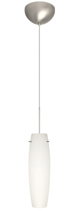 Besa 1XC-412107-LED-SN One Light Pendant, Nickel