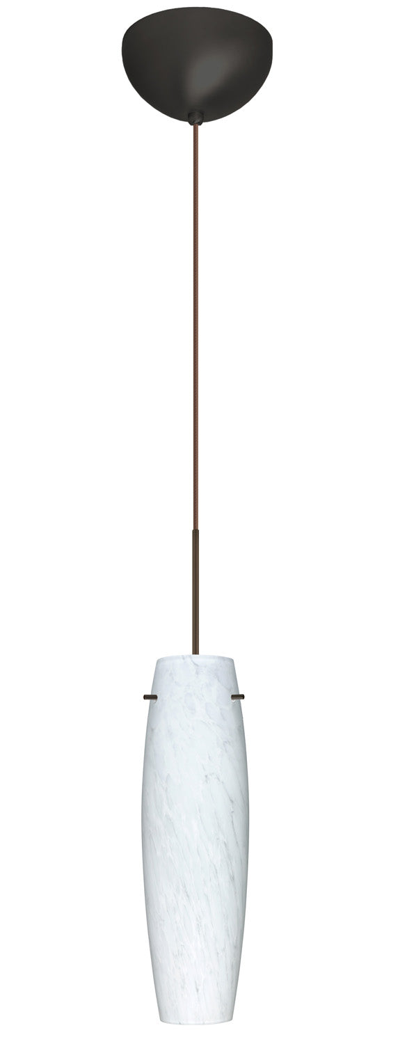 Besa 1XC-412119-BR One Light Pendant, Bronze