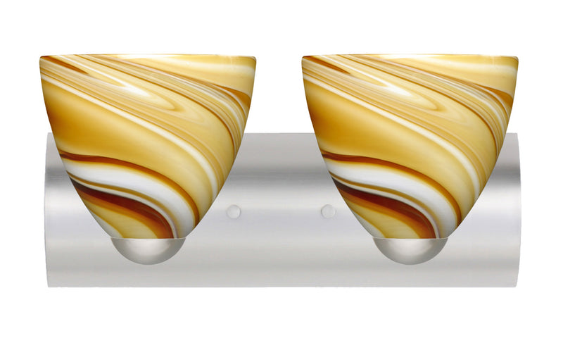 Besa 2WZ-7572HN-LED-SN Wall Sconce, Satin Nickel