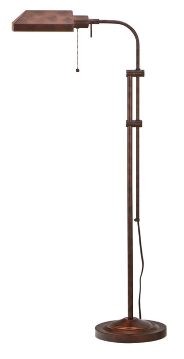 Cal Lighting BO-117FL-RU One Light Floor Lamp, Rust